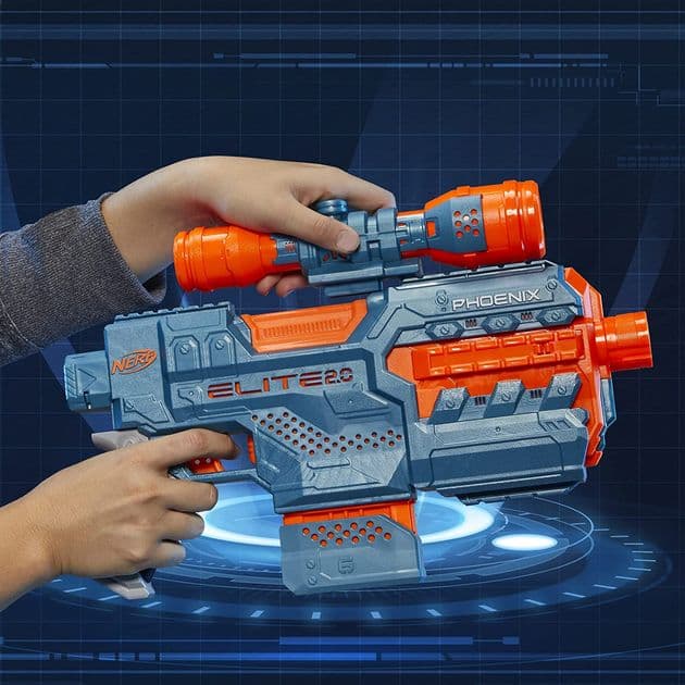 Моторизированный бластер Нерф Феникс Nerf Elite 2.0 Phoenix CS-6 Motorized Blaster изображение 3