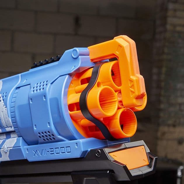 Бластер Нерф Райвал Артемис голубой Nerf Rival Artemis XVII-3000 Blue B8237 изображение 5