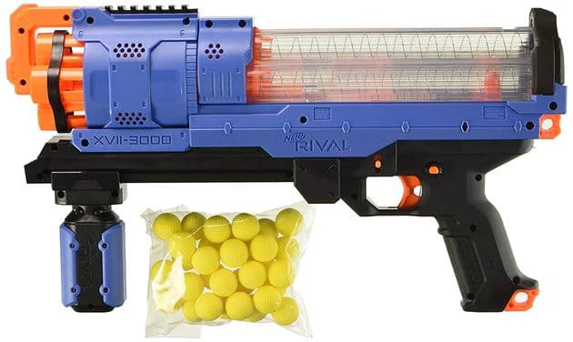 Бластер Нерф Райвал Артемис голубой Nerf Rival Artemis XVII-3000 Blue B8237 изображение 2