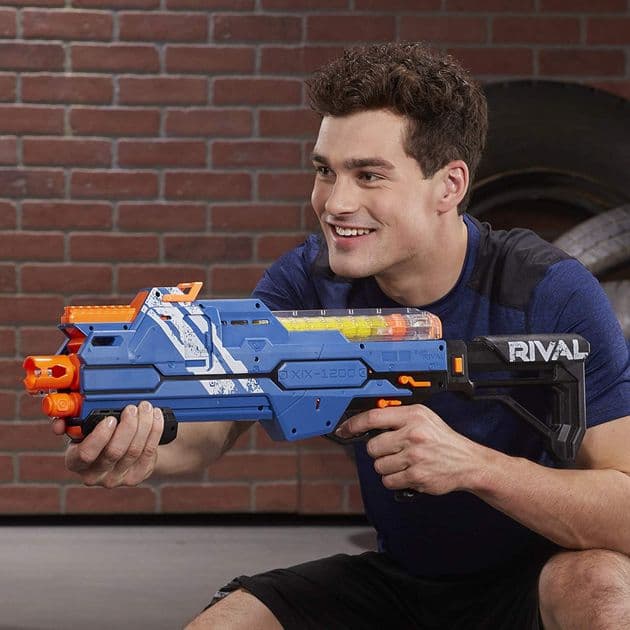 Бластер Нерф Райвал Гипноз (синий) Nerf Rival Hypnos XIX-1200 (Blue) E2901 изображение 4