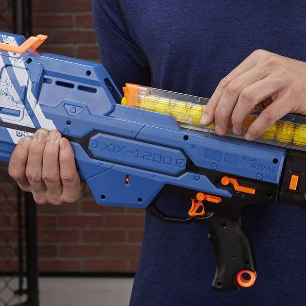 Бластер Нерф Райвал Гипноз (синий) Nerf Rival Hypnos XIX-1200 (Blue) E2901 изображение 8