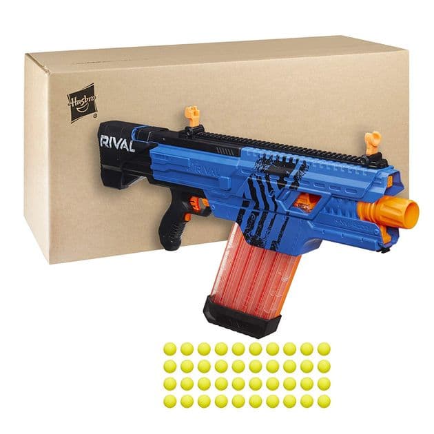 Бластер Нерф Райвал Хаос синий Nerf Rival Khaos MXVI-4000 Blaster (Blue) B3860 изображение 2