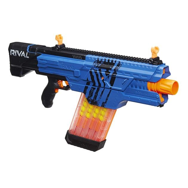 Бластер Нерф Райвал Хаос синий Nerf Rival Khaos MXVI-4000 Blaster (Blue) B3860 изображение 3