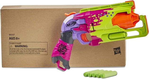 Бластер Нерф Зомби Страйк Хаммершот зеленый NERF Zombie Strike Hammershot  изображение 1