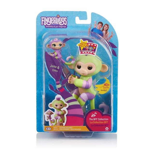 Интерактивная фигурка Fingerlings Обезьянка Джесс с Эден фото 2