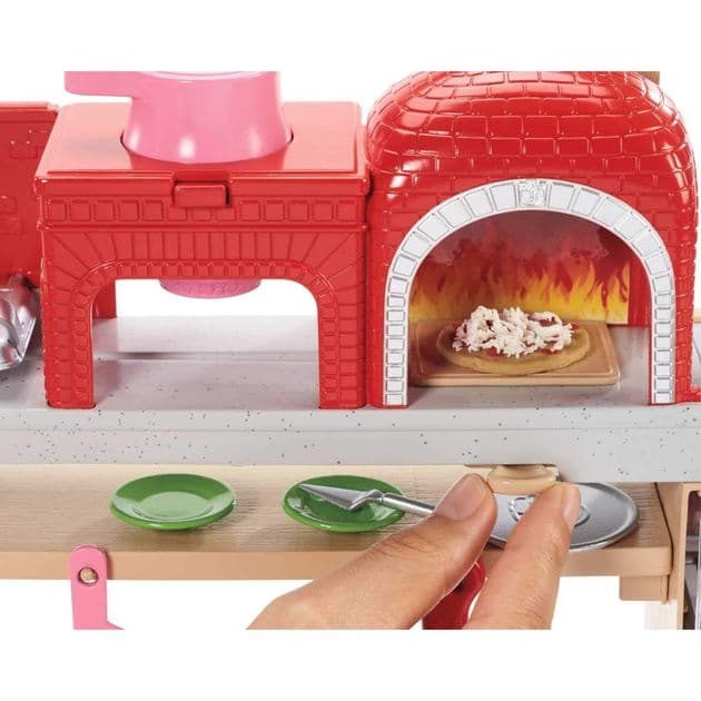 Игровой набор Пицца-шеф с пластилином блондинка Barbie Pizza Chef Doll and Playset FHR09 фото 10