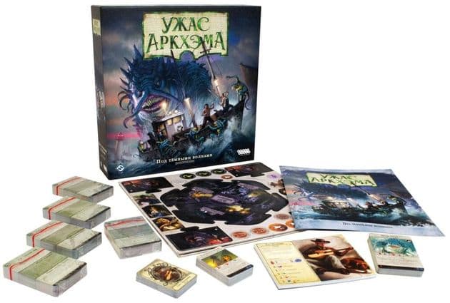 Настольная игра Ужас Аркхэма. Третья редакция: Под тёмными волнами Arkham Horror under dark Waves изображение