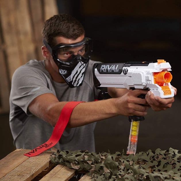 Бластер Нерф Райвал Фантом Корпс Гера NERF Rival Hera Mxvii 1200 White Combat Blaster C1698 изображение 4