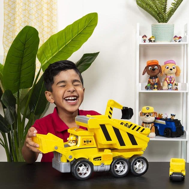 Большой спасательный грузовик Крепыша Щенячий патруль Paw Patrol Ultimate Rescue Construction Truck 6052650 изображение 5