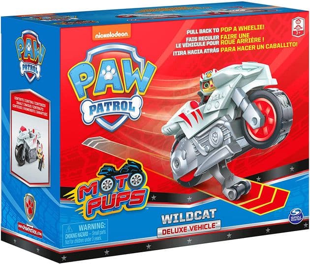 Игровой набор Щенячий Патруль Дикий Кот на Де-Люкс мотоцикле Paw Patrol Moto Pups Deluxe изображение 6