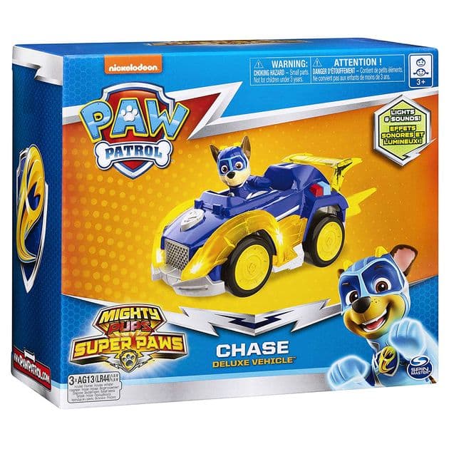 Игровой набор Могучие щенки Гонщик Чейз Щенячий Патруль/Paw Patrol Mighty Pups Super Paws Chase’s 6054837 изображение 5