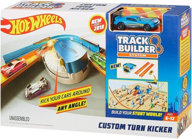 Трек Хот Вилс Гонки по кривой Hot Wheels Track Builder Custom Curve Kicker Playset FPG95 изображение 4