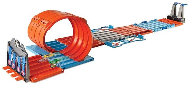 Трек Хот Вилс Трюки и Гонки Коробка Hot Wheels Track Builder System Race Crate