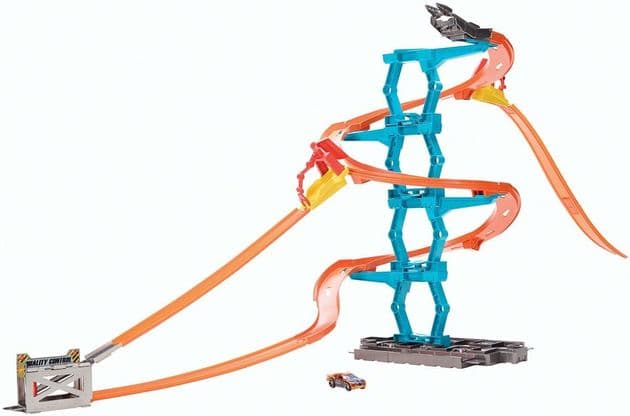 Фото4 Трек Спиральный Спуск Хот Вилс, Hot Wheels Track Builder Spiral Stack-Up Track Set Хот вилс купить