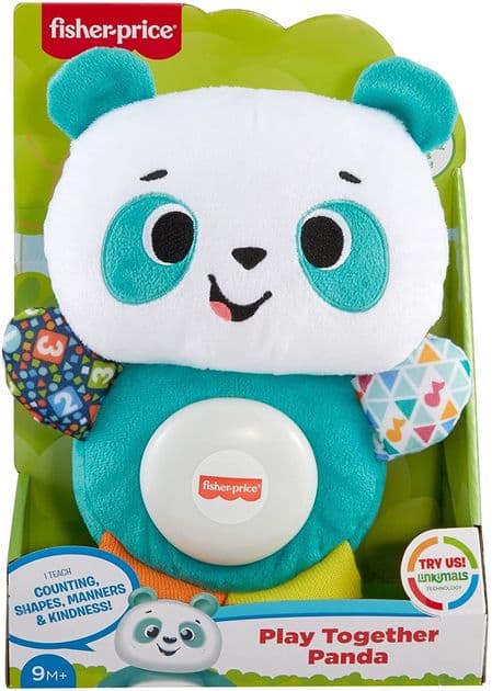 Интерактивная игрушка Веселая панда Фишер Прайс Fisher-Price Linkimals Play Together Panda изображение 4