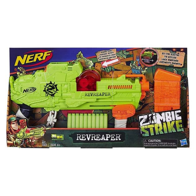 Бластер Нерф Зомби Страйк Реврипер Nerf Zombie Strike RevReaper E0311 изображение 1