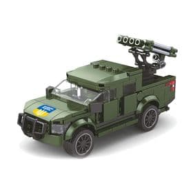 Дитячий конструктор Бандеромобіль Limo Toy 250 деталей KB 1101
