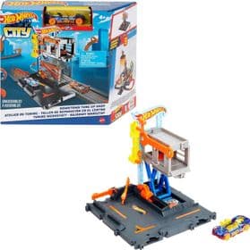 Hot Wheels City Track Set Downtown Repair Station зображення 2