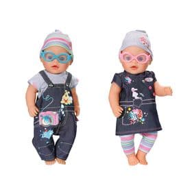 Фото4 Набор одежды для куклы BABY BORN - ДЖИНСОВОЕ НАСТРОЕНИЕ  (2 в ассорт.) Каталог