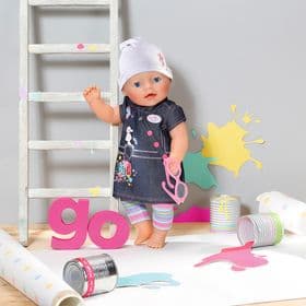 Фото6 Набор одежды для куклы BABY BORN - ДЖИНСОВОЕ НАСТРОЕНИЕ  (2 в ассорт.) Каталог