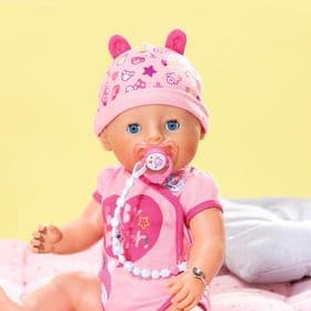 Фото5 Кукла BABY BORN серии "Нежные объятия" - ОЧАРОВАТЕЛЬНАЯ МАЛЫШКА (43 см, с аксессуарами) Каталог