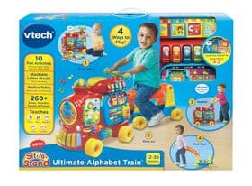 Ходунки-каталка Алфавитный поезд красный VTech Sit-to-Stand Ultimate Alphabet Train 80-181900 фото 5