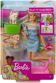Игровой набор Барби Купай и играй Уход за животными изображение 3