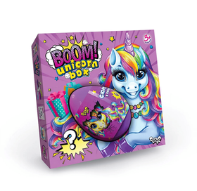 Креативна творчість Boom! Unicorn box Яйце сюрприз Danko Toys Поні  