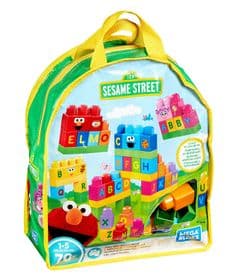 Развивающий игровой набор "Давайте строить" 70 дет Mega Bloks Lets Build Sesame Street Buildable Playset