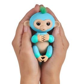 Интерактивная фигурка Fingerlings Обезьянка Чарли голубо-зеленая WowWee