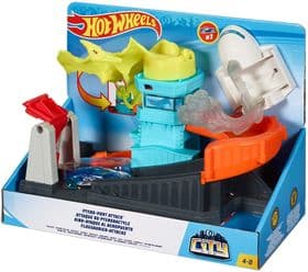 Набор Хот Вилс Монстры в городе Птеро Атака Hot Wheels Ptero Port Attack Playset GBF94 изображение 2