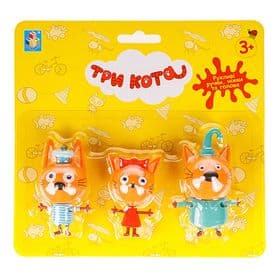 Игровой набор фигурок Три Кота: Коржик, Карамелька и Компот изображение 4