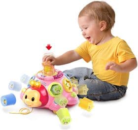 Развивающая игрушка Божья коровка Очумелые лапки розовая Vtech изображение 3