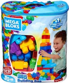 Классический конструктор для мальчиков в мешке, Mega Bloks (80 дет.) DCH63 изображение 1