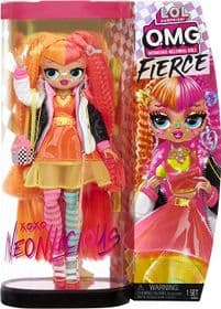 Кукла ЛОЛ Сюрприз Леди Неон LOL Surprise OMG Fierce Neonlicious изображение 3