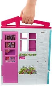 Кукольный дом для Барби Портативный Barbie Doll House Playset, Multicolor FXG54  фото 4