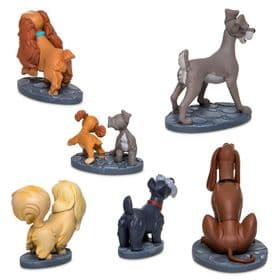 Игровой набор фигурок Леди и бродяга Disney Lady and the Tramp Figure Play Set изображение 1
