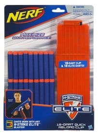 Универсальный магазин для бластера Нерф на 18 патронов Nerf N-Strike Elite Series 18-Dart Quick Reload Clip A0356