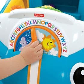 Развивающий центр, машинка, сортер Смейся и учись голубая Fisher-Price Laugh Learn Smart Stages Crawl Around Car изображение 2