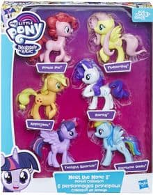 Игровой набор фигурок Май Литл Пони My Little Pony Toys Meet The Mane 6 Ponies Collection изображение 1