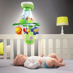 Мобиль с проектором 2в1 Тропический лес, Fisher Price