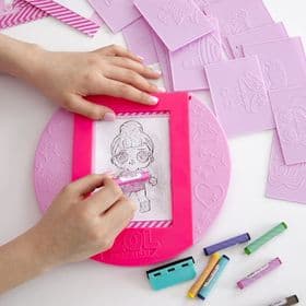 Набор для рисования Лол Сюрприз Модные пластинки L.O.L. Surprise! Fashion Plates by Horizon Group USA изображение 2