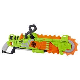 Бластер Нерф Зомби Страйк Бензопила Ударный мозг Nerf Zombie Strike Brainsaw Blaster B3569 изображение 1