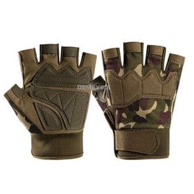 Перчатки тактические армейские без пальцев камуфляжные размер M Тактичні рукавиці для військових 