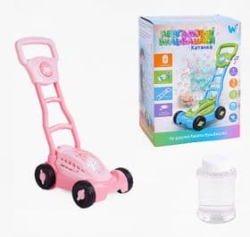 Каталка Невгамовні бульбашки з підсвічуванням рожева WToys 