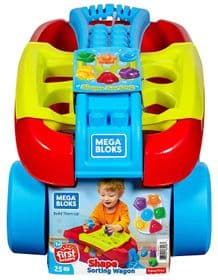 Тележка-каталка-сортер Building Basics Shape Sorting Wagon Building Set Classic фото 1