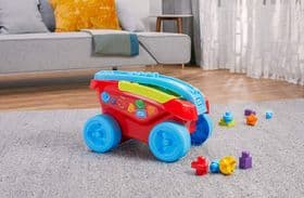 Тележка-каталка-сортер Building Basics Shape Sorting Wagon Building Set Classic фото 2