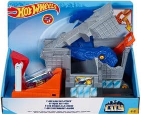 Трек Атака ти-рекса Hot Wheels City Nemesis Attack Set GBF92 изображение 1