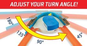 Трек Хот Вилс Гонки по кривой Hot Wheels Track Builder Custom Curve Kicker Playset FPG95 изображение 6