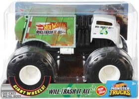 Джип-внедорожник Мусоровоз Хот Вилс Hot Wheels Monster Trucks Will Trash It All изображение 3